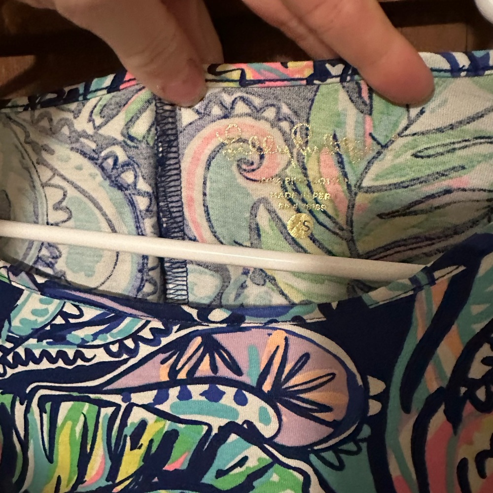 Lilly Pulitzer Edna dress Hanging with Fronds xs - Picture 3 of 3